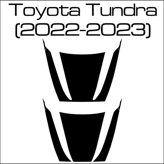 AI EPS Vector File For Toyota Tundra (2022-2024) Full Hood Decal