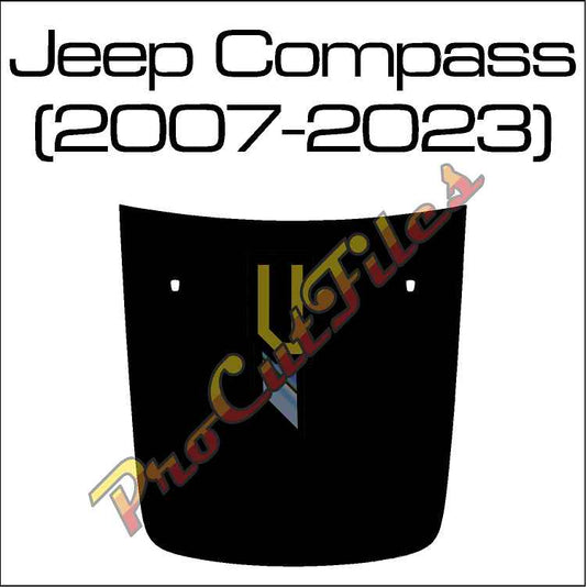 AI EPS Vector File For 2017-2023 Jeep Compass Hood Blackout Decal