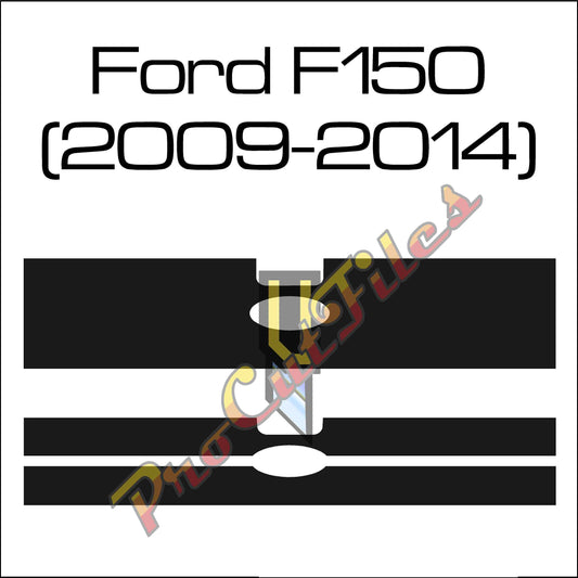 AI EPS Vector File For Ford F150 2009-2014 Tailgate Decal