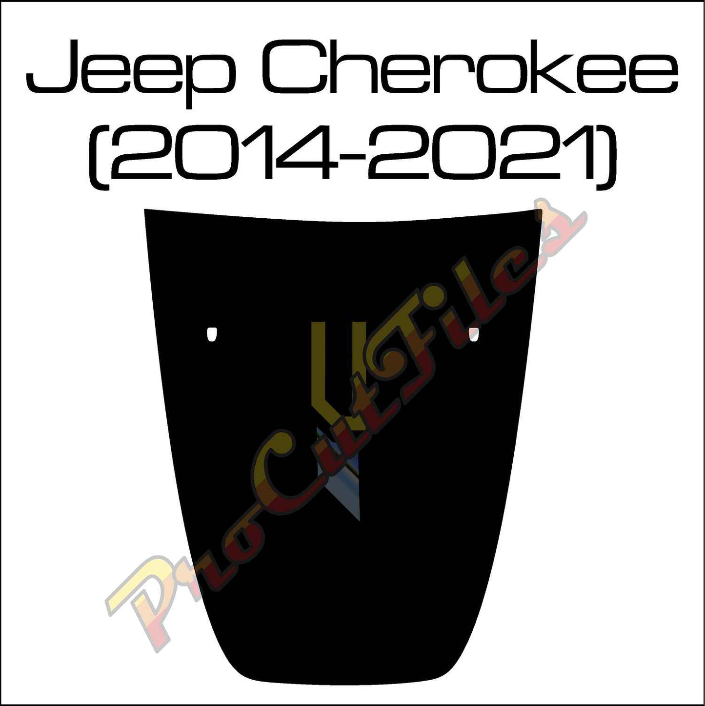 AI EPS Vector Files (2014-2021) Jeep Cherokee Hood Decal