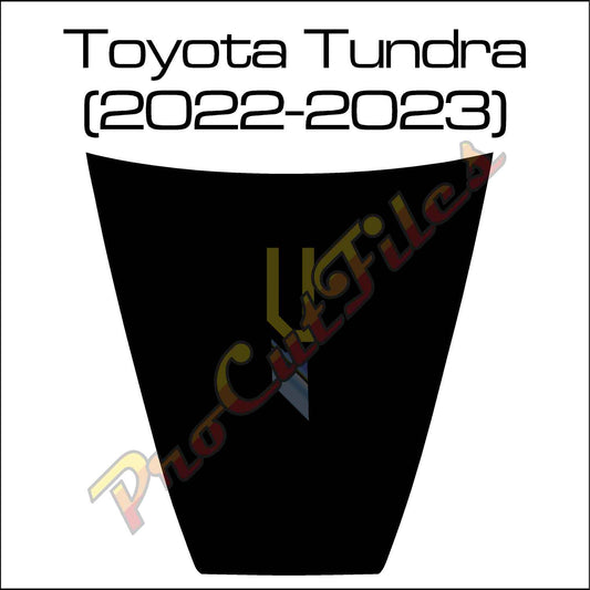 AI EPS Vector File For Toyota Tundra (2022-2023) Hood Decal