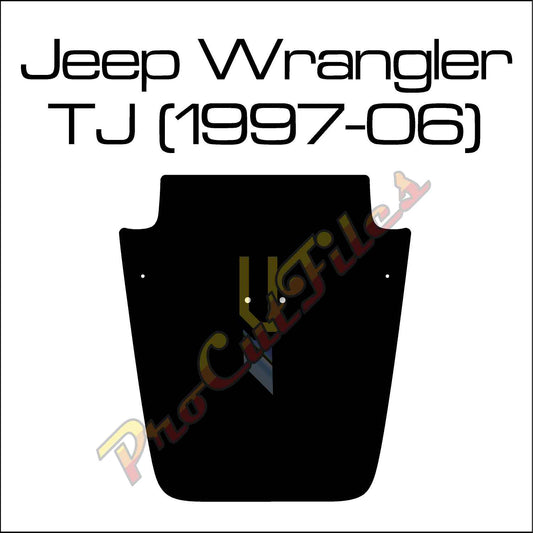 AI EPS Vector Files For Jeep Wrangler TJ (1997-2006) Hood Decal