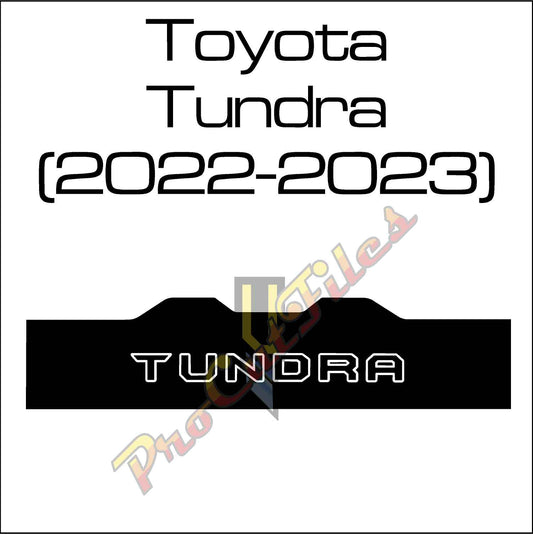 AI EPS Vector File For Toyota Tundra (2022-2023) Tailgate Decal