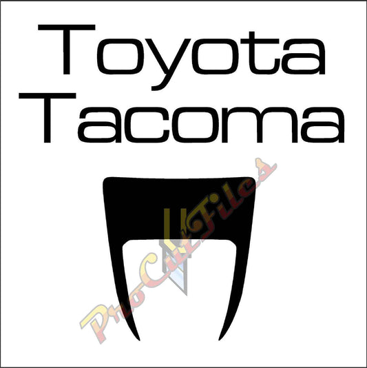 AI EPS Vector File For Toyota Tacoma TRD Pro (2016-2022) Hood Decal